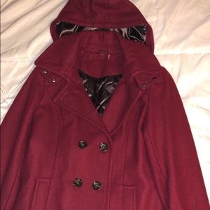 Calvin Klein Double-Breasted Winter Coat